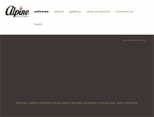 Tablet Screenshot of alpinestoveandfireplace.com